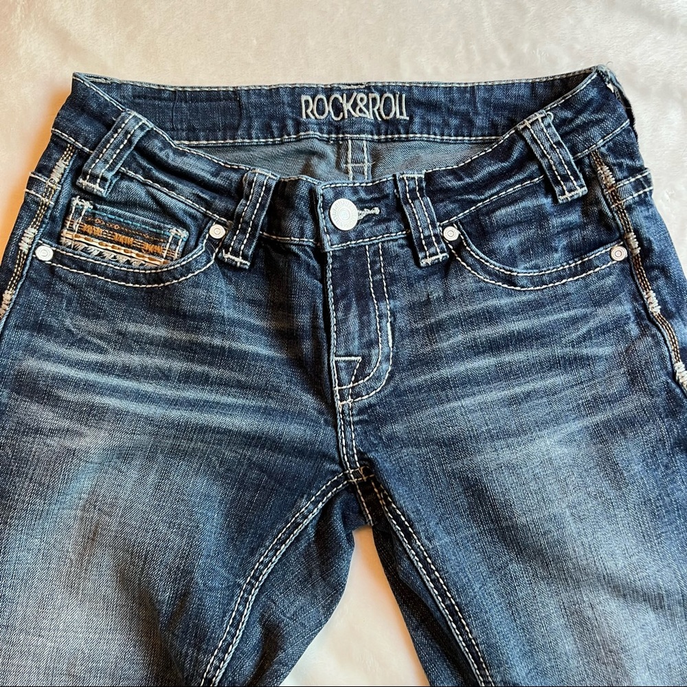 Rock&Roll Cowgirl Riding Denim Jeans 26x34